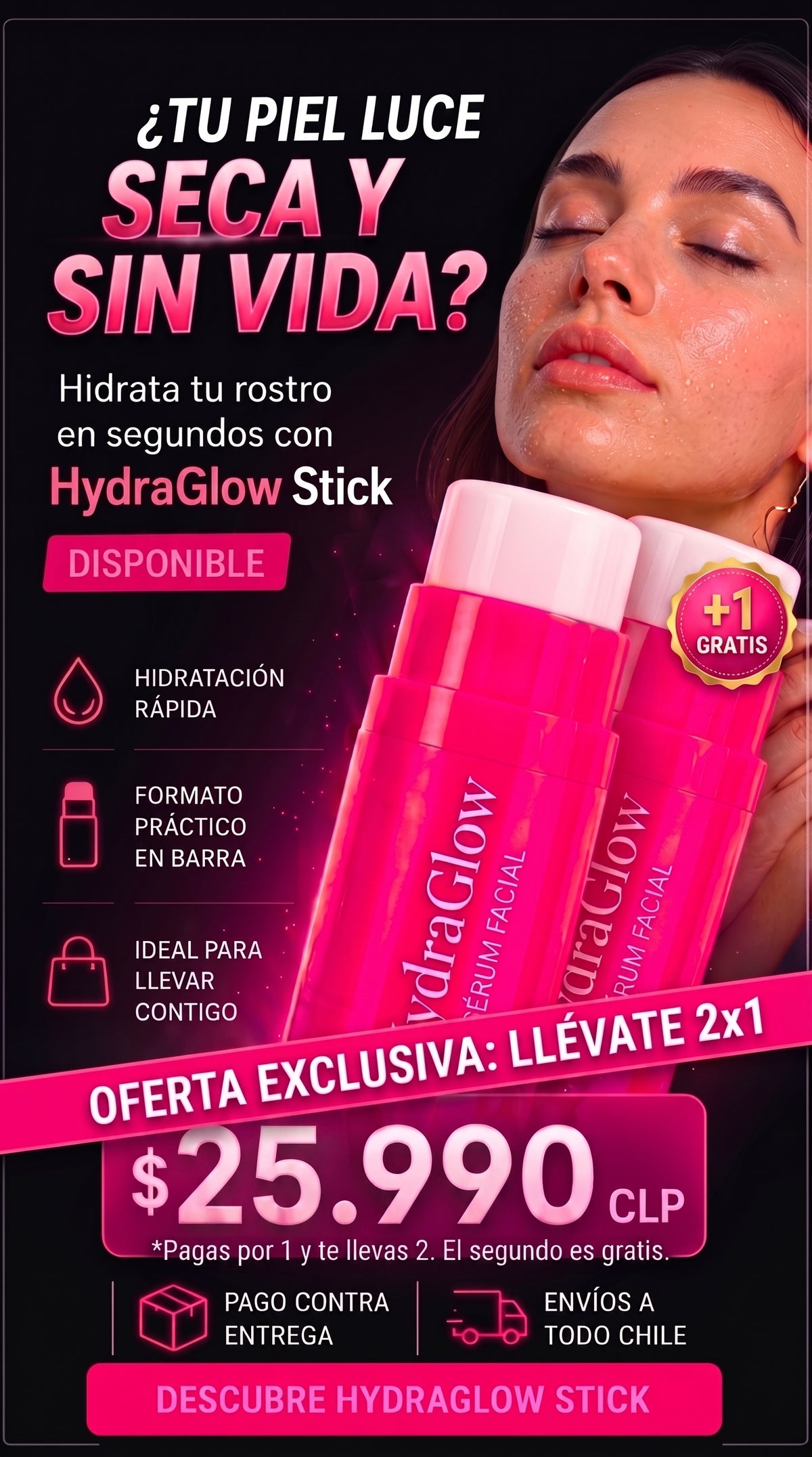HydraGlow-Stick - Serum En barra Hidratante