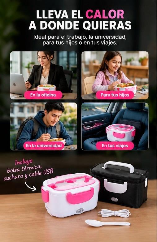Heatbox Pro - Lonchera Eléctrica Calentadora