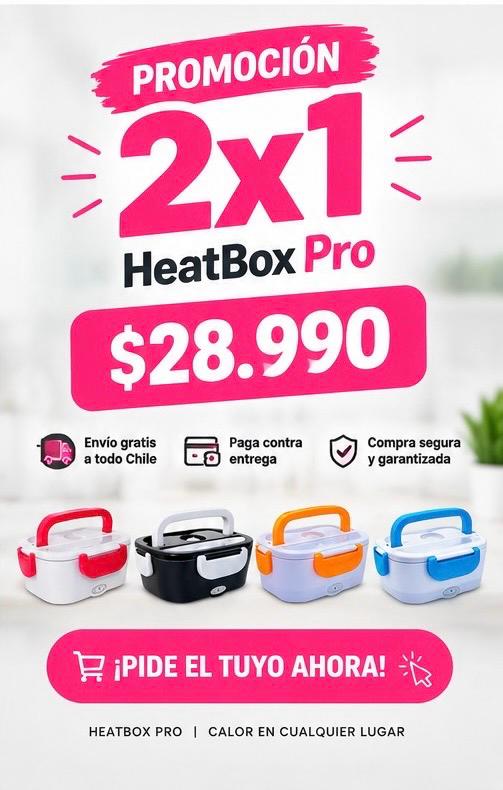 Heatbox Pro - Lonchera Eléctrica Calentadora