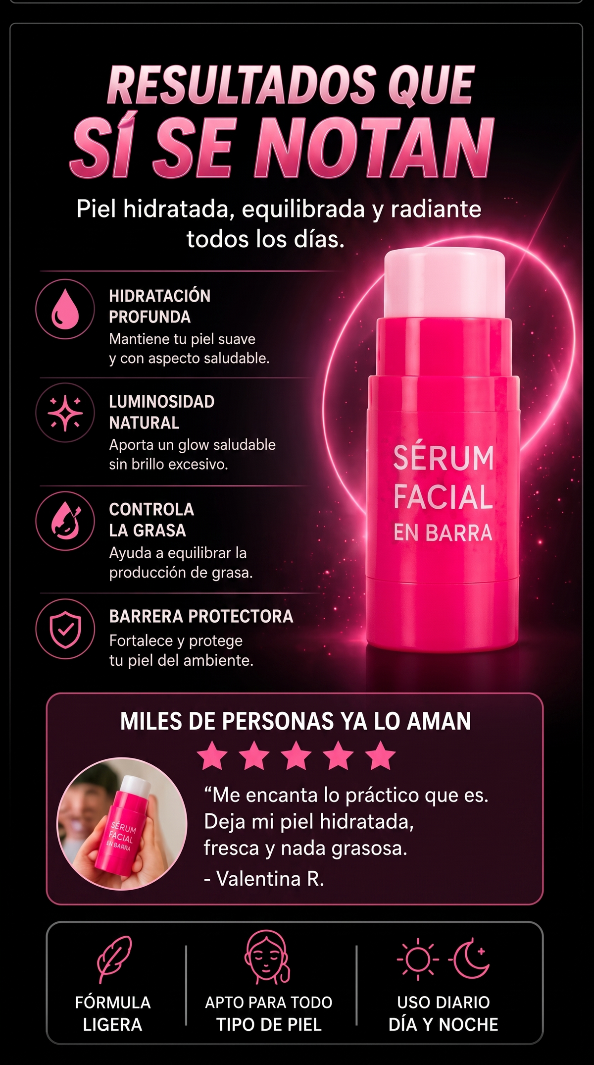 HydraGlow-Stick - Serum En barra Hidratante