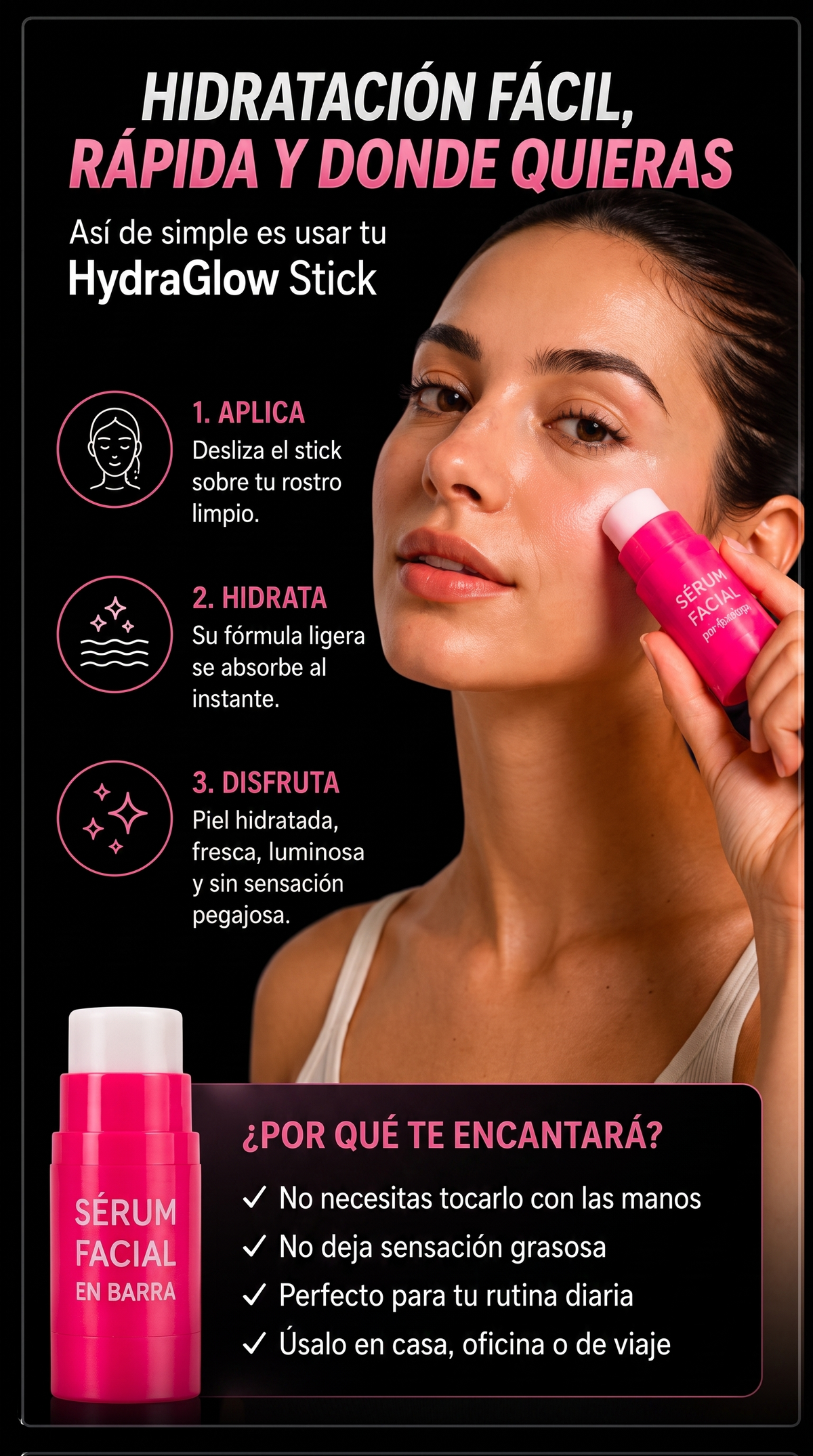 HydraGlow-Stick - Serum En barra Hidratante